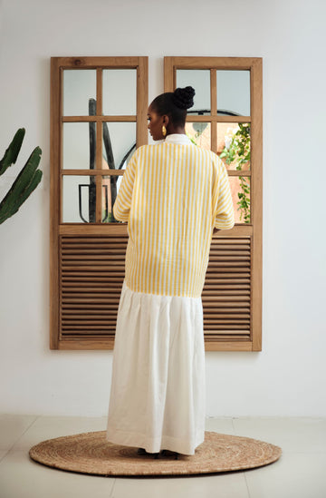 Republic of Ruru Dani Kaftan (Yellow Stripe)